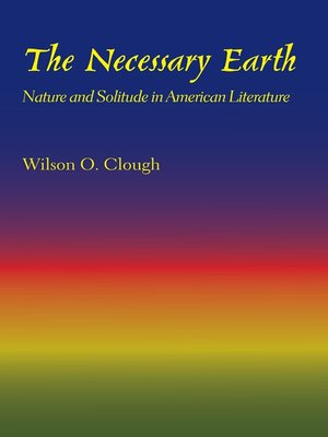 The Necessary Earth - ebook